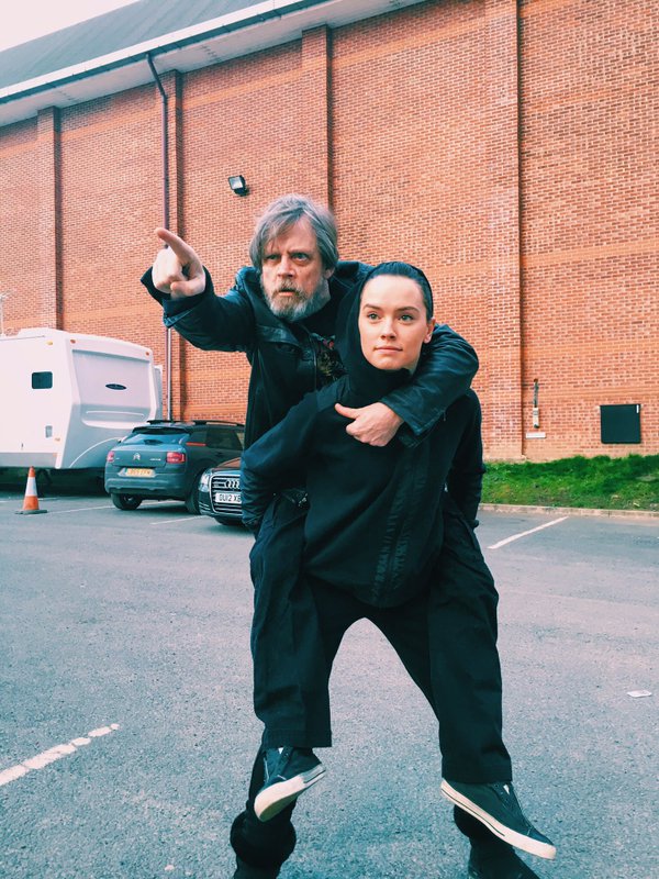 Mark Hamill et Daisy Ridley